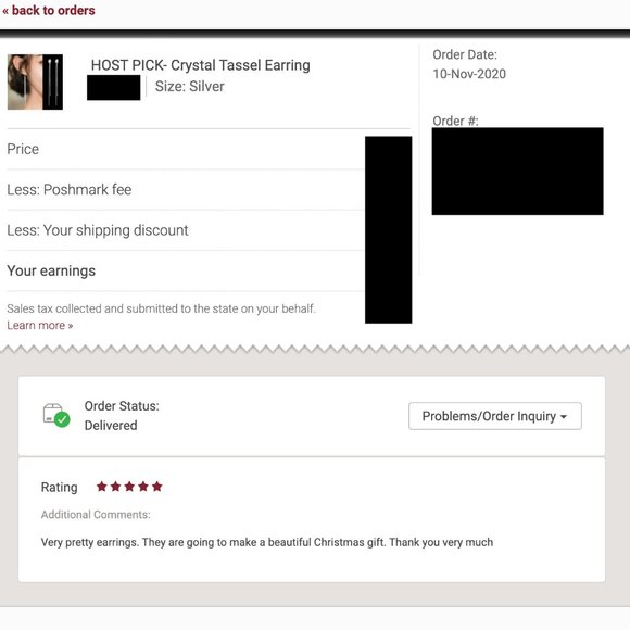 HOST PICK- Crystal Tassel Earring - Picture 5 of 6